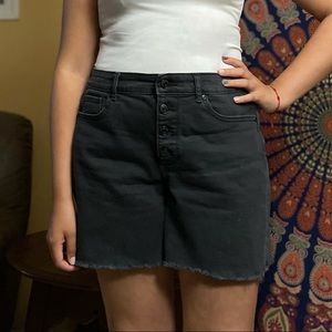 Brand New High Waisted Black Shorts